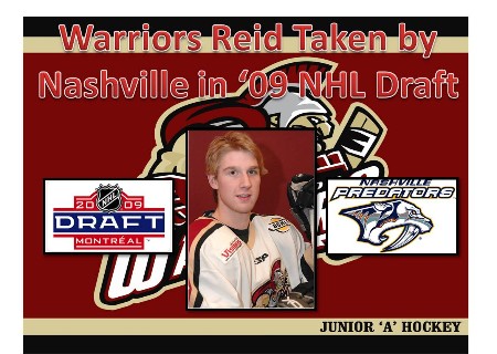 Reid Drafted by Nashville